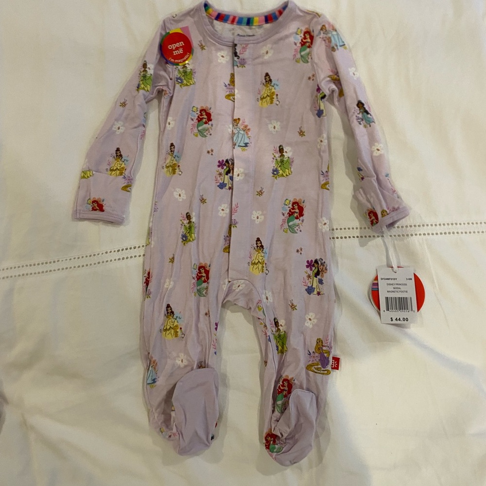 Magnetic Me Disney Kids One Piece Footie - Lavender